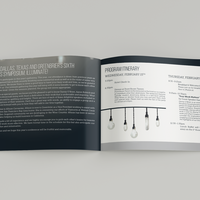 Event Booklet Design