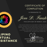 Jem Fausto - Freelancing Course Certificate