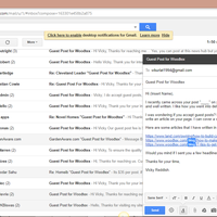 Email out reach