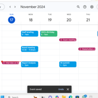Calendar Management