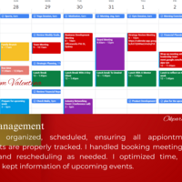 Calendar Management 
