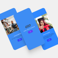 E-Learning Mobile App UI