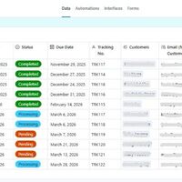 Airtable Order Tracking System