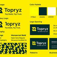 Brand Identity "Topryz" Recent Project. 2