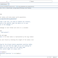 Web scraping Task1