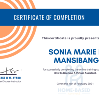  Certificate 1