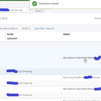 Bank Recon using Quickbooks