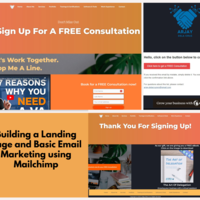 Landing Page with Email Marketing Mailchimp