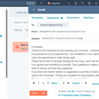 Email support using Hubspot CRM