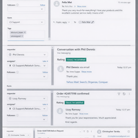 Providing email and live chat support 