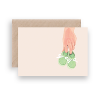 Baby Card for Lykkefund Paper