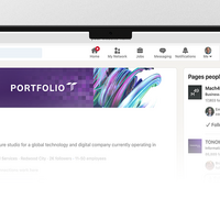 PortfolioT LinkedIn Banner Design