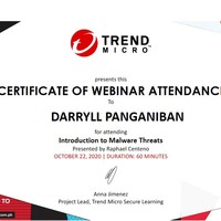 Trend Malware Attack Certificate