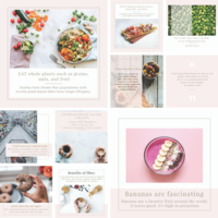 Food Facts Instagram Templates