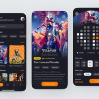 Movie Ticket UI app