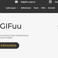 Website for a GIF Marketing Agency