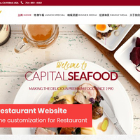 Restaurant WordPress website