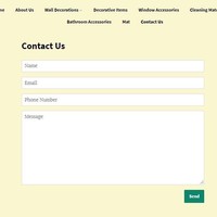Shopify Store Contact Us Page