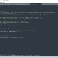 Front End coding area for the next post