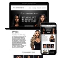 WorPress Hair Extesion website