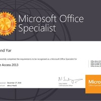 MOS Access Certified