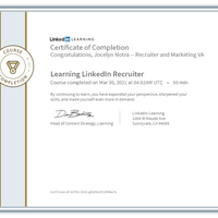 LinkedIn Recruiter Certification