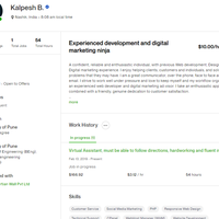 My Upwork Profile