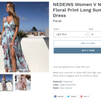 Product Listing at Shopify