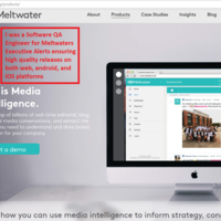 Software QA Engineer for Meltwaters' Executive Alerts