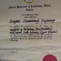 Degree certificate 
