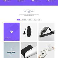 Responsive portfolio template