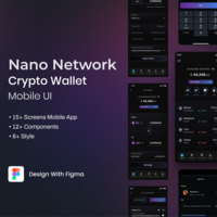 Nano Network (Crypto) Mobile UI