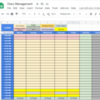 Diary Management