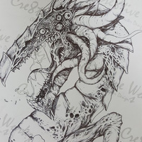 Beast Design Concept: Traditional Sketch