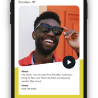 Feed of a live streaming app built with React Native