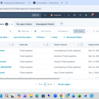 HUBSPOT:CREATION OF TICKETS