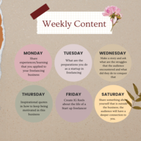 Sample Content Calendar 