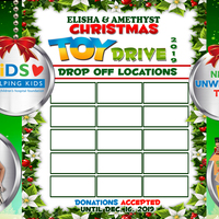 Chrismas Toy Drive flyer 2019