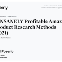 NeilPoserio Product Research Udemy Certy