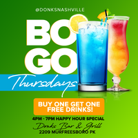 BOGO Drinks Flyer