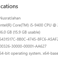 PC Configuration