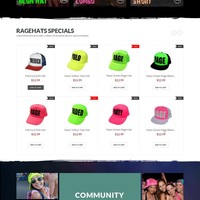 Rage Hats Home Page