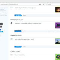 Social Management using Buffer