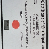 Customer service certification 