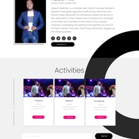 About me page UI/UX