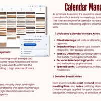 Calendar Management