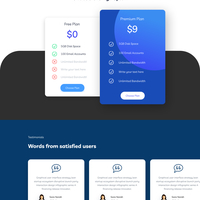 Budget App - Landign Page