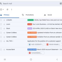Email Inbox Managed for a Client.