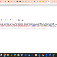 Embedding Flavournest Business to Its Blogspot Page