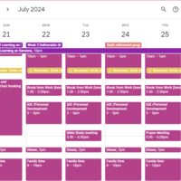 Calendar Management and scheduling